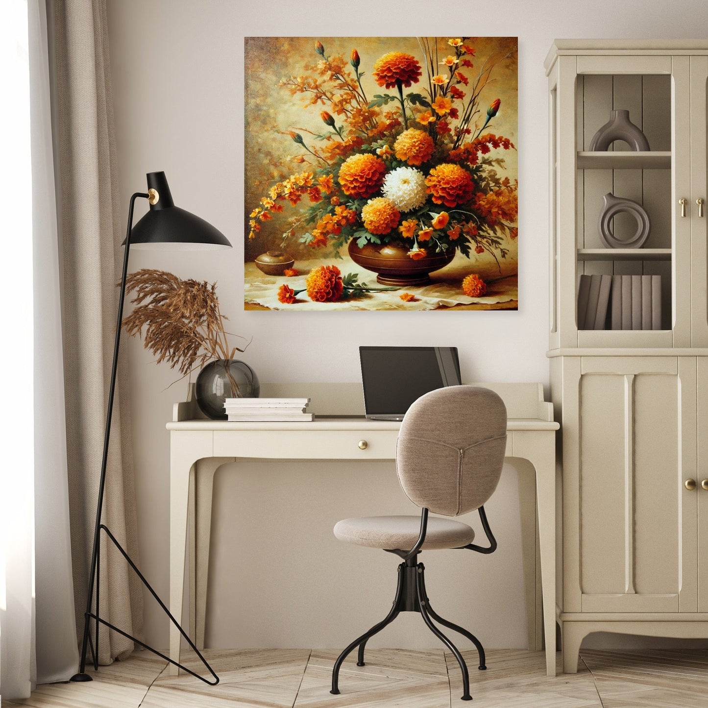 Timeless Ikebana Canvas