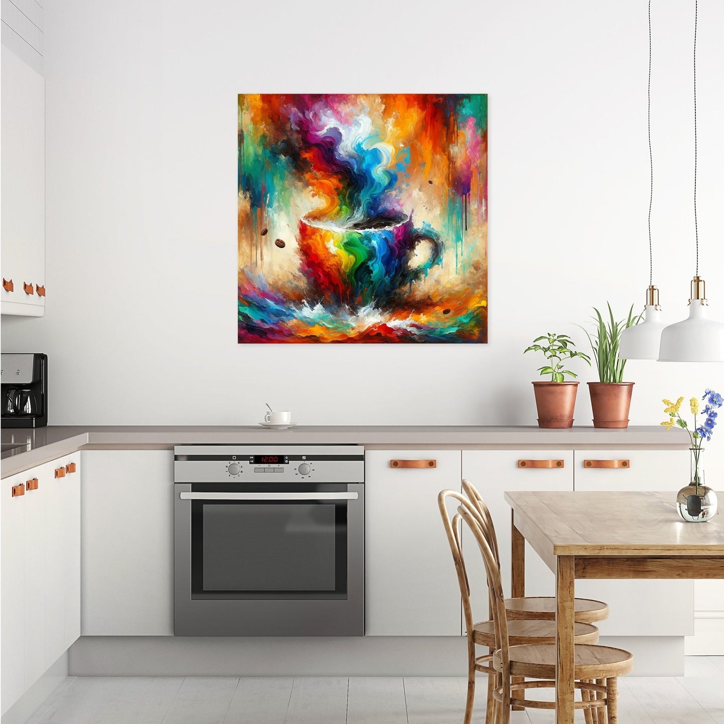 Dynamic Spectrum Americano Canvas