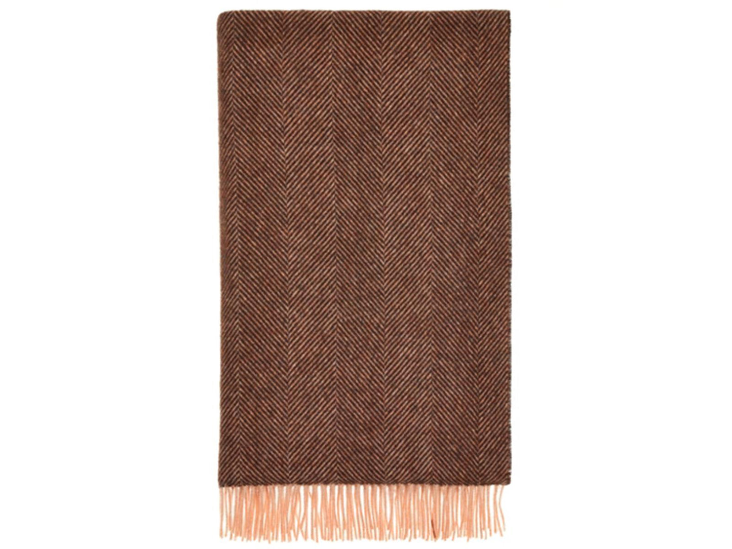 Sweet Shop Herringbone Pure New Wool Throws