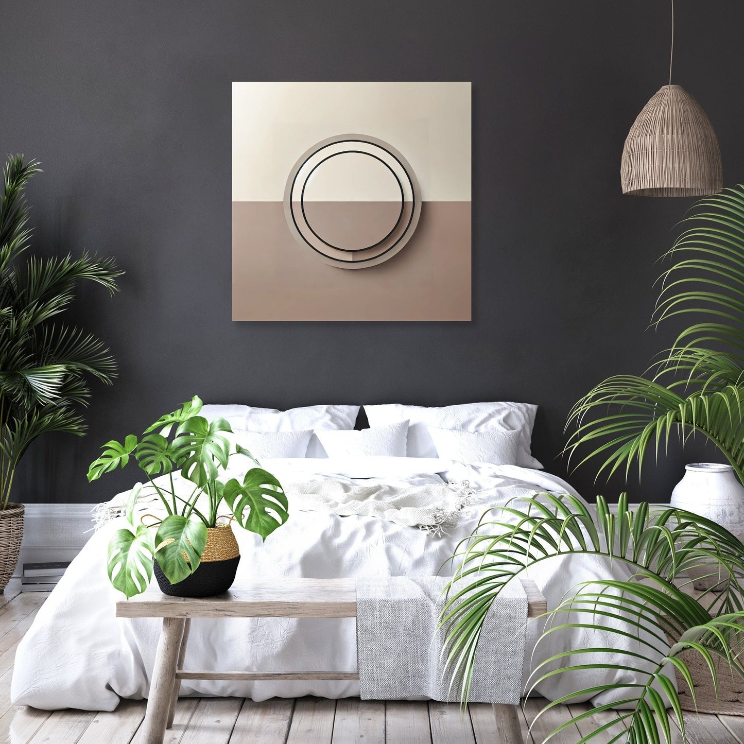 Modern Circle Canvas