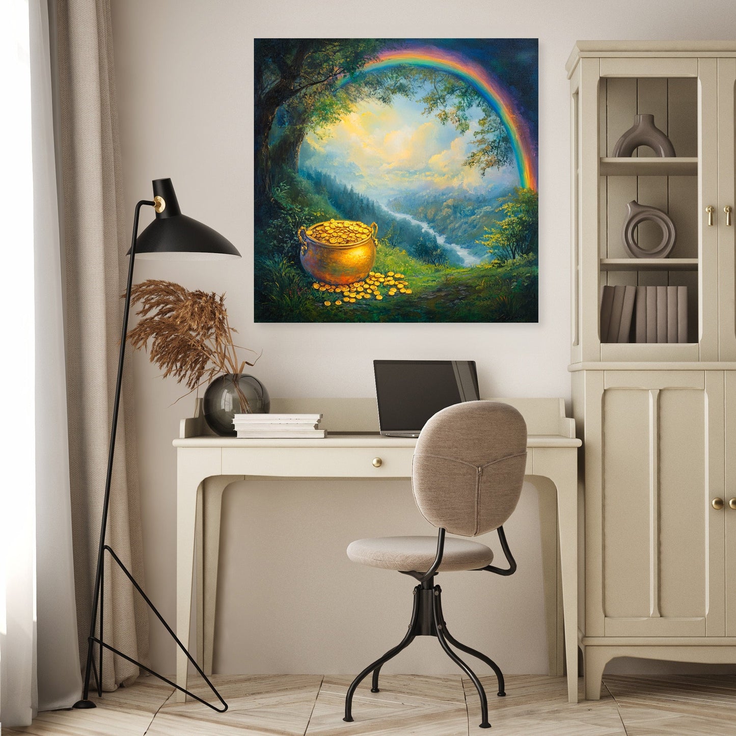 Golden Pot of Dreams Canvas