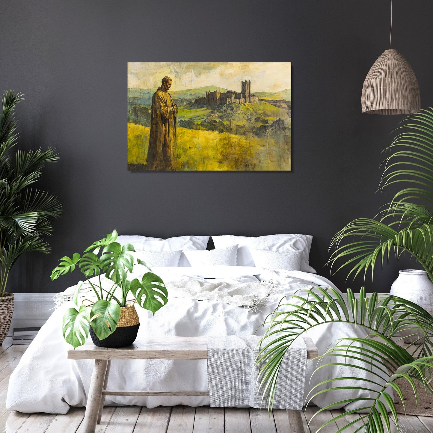Saint David's Reverence Canvas
