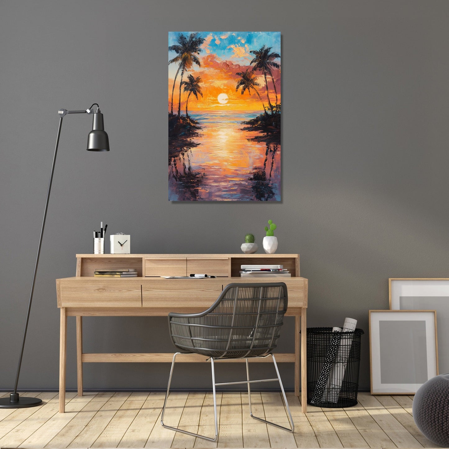Golden Hour Beach Canvas