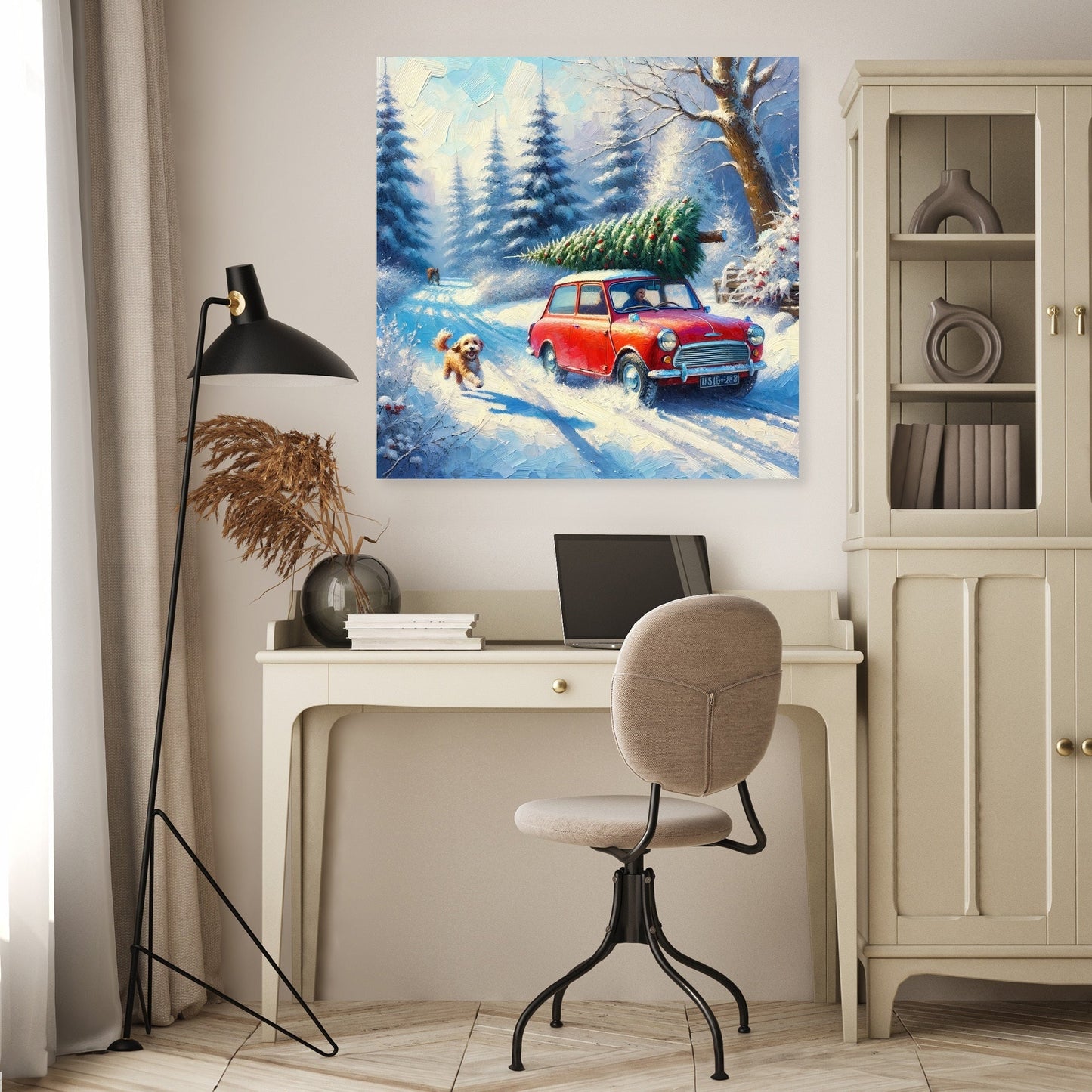 Christmas Journey Home Canvas