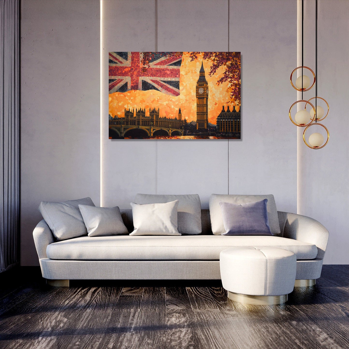 Big Ben Sunset Canvas
