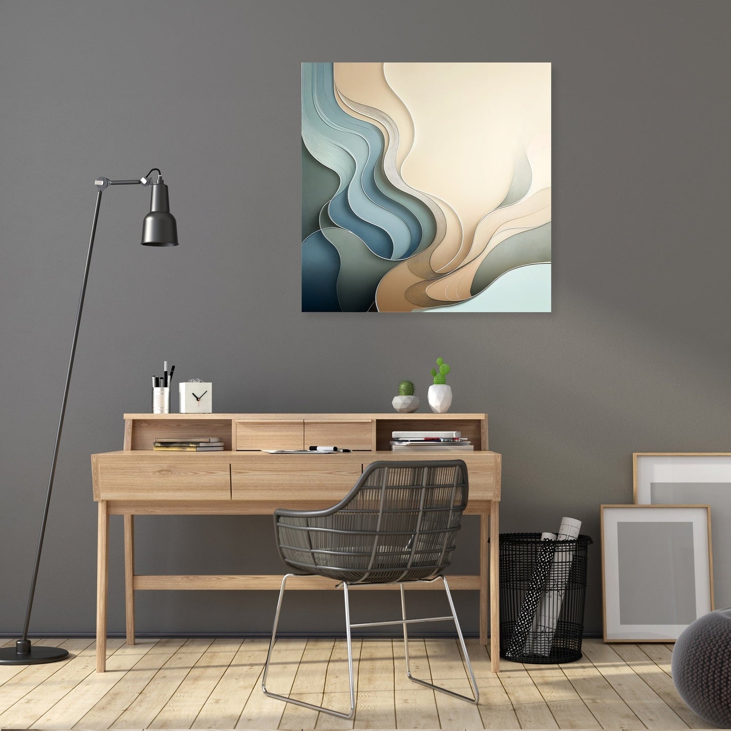 Serenity Shapes Canvas