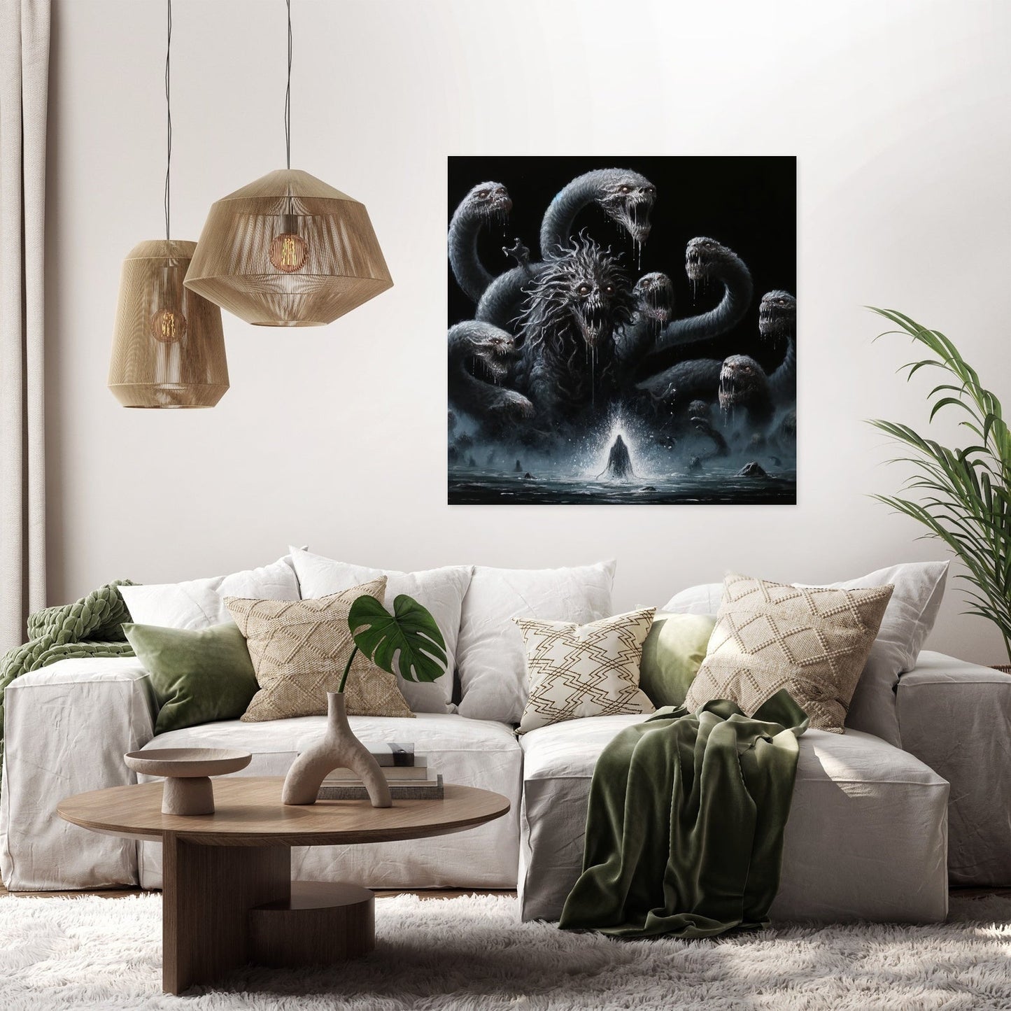 Swamp Battle Canvas