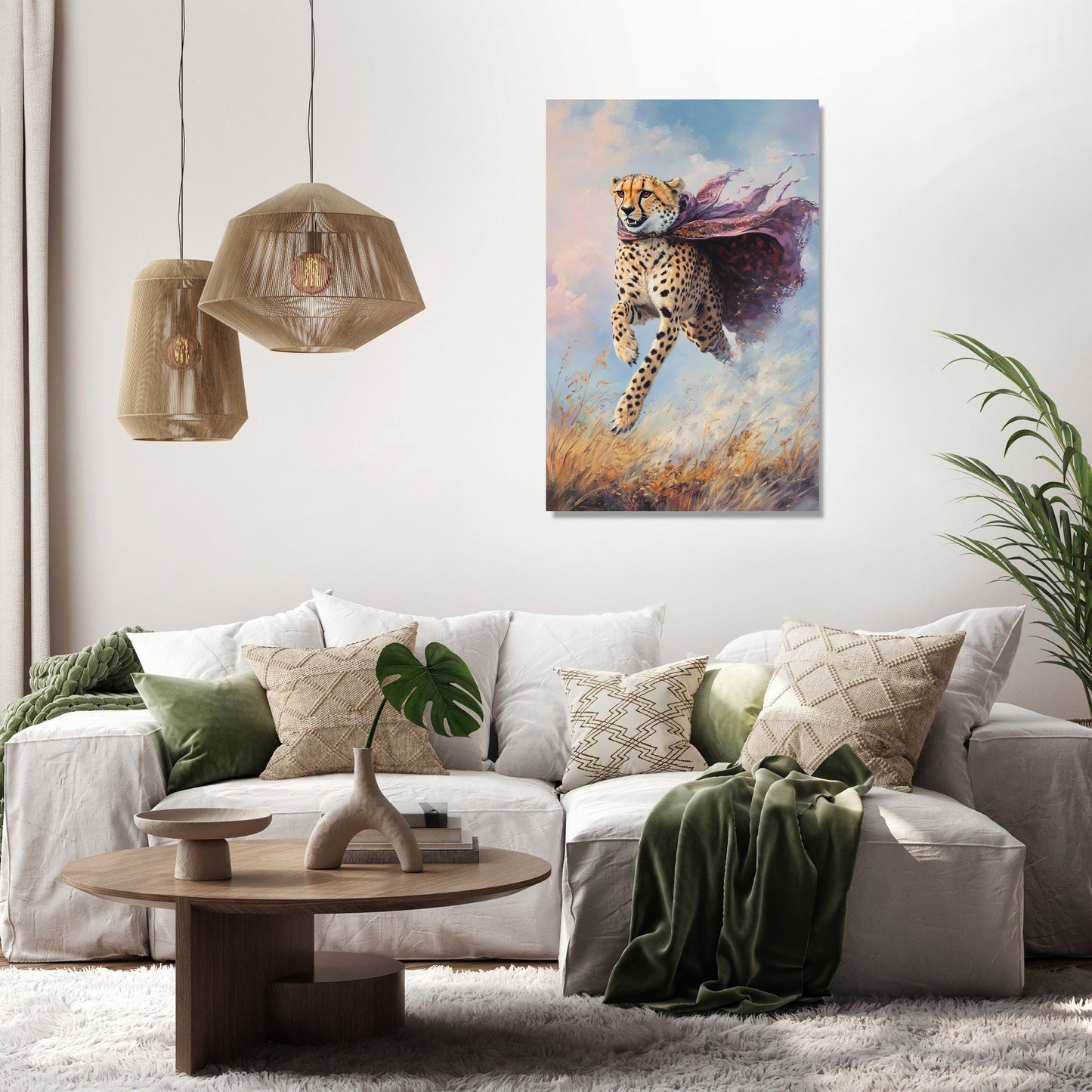 Cheetah’s Flight Canvas