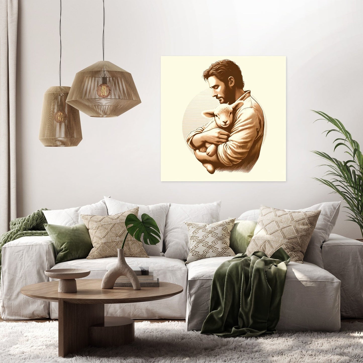 Embrace of Protection Canvas