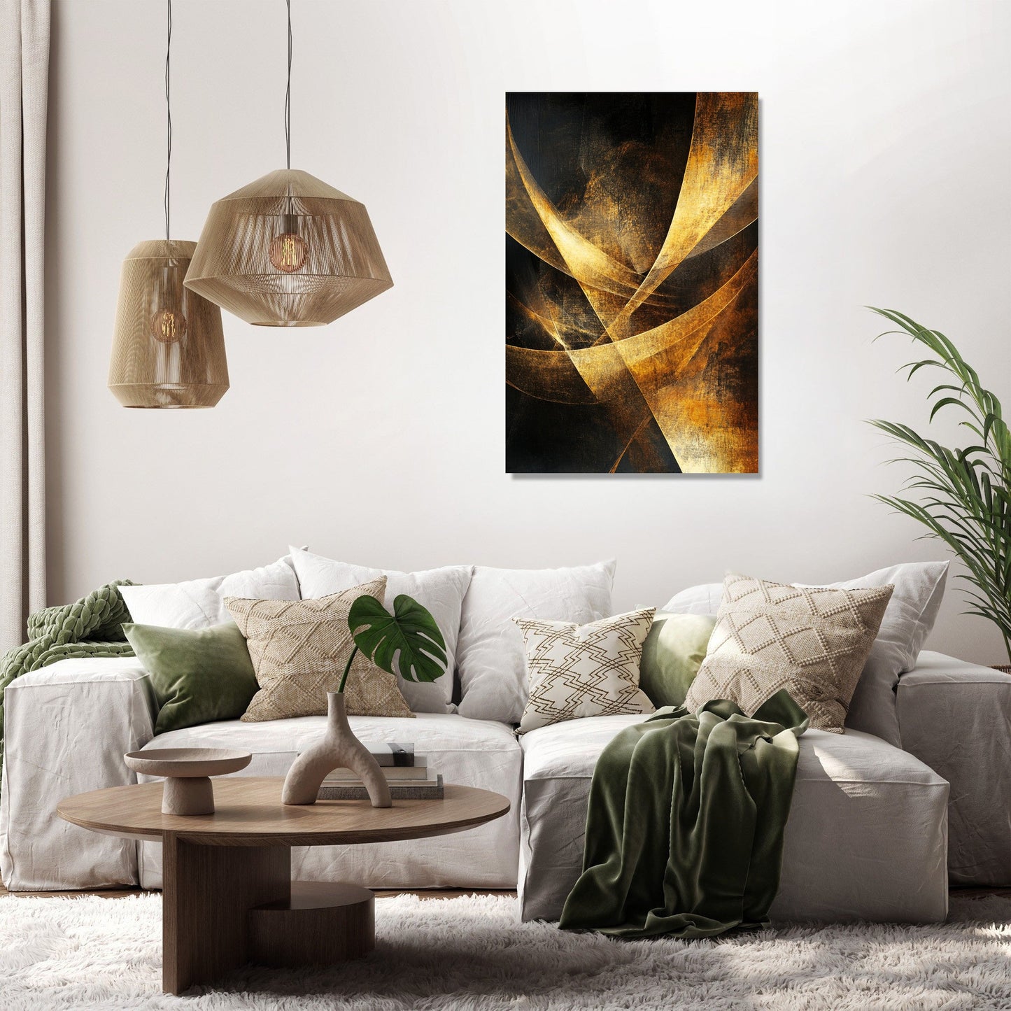 Golden Geometry Canvas