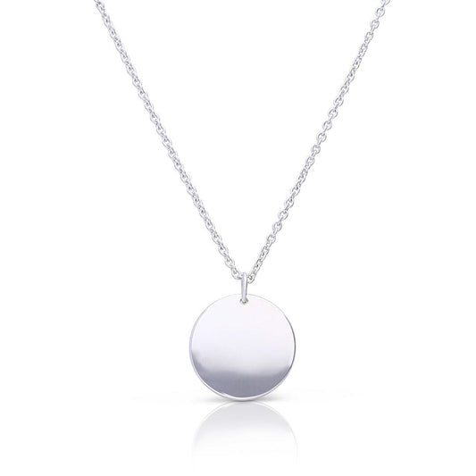 Diamonfire Plain Disc Necklace