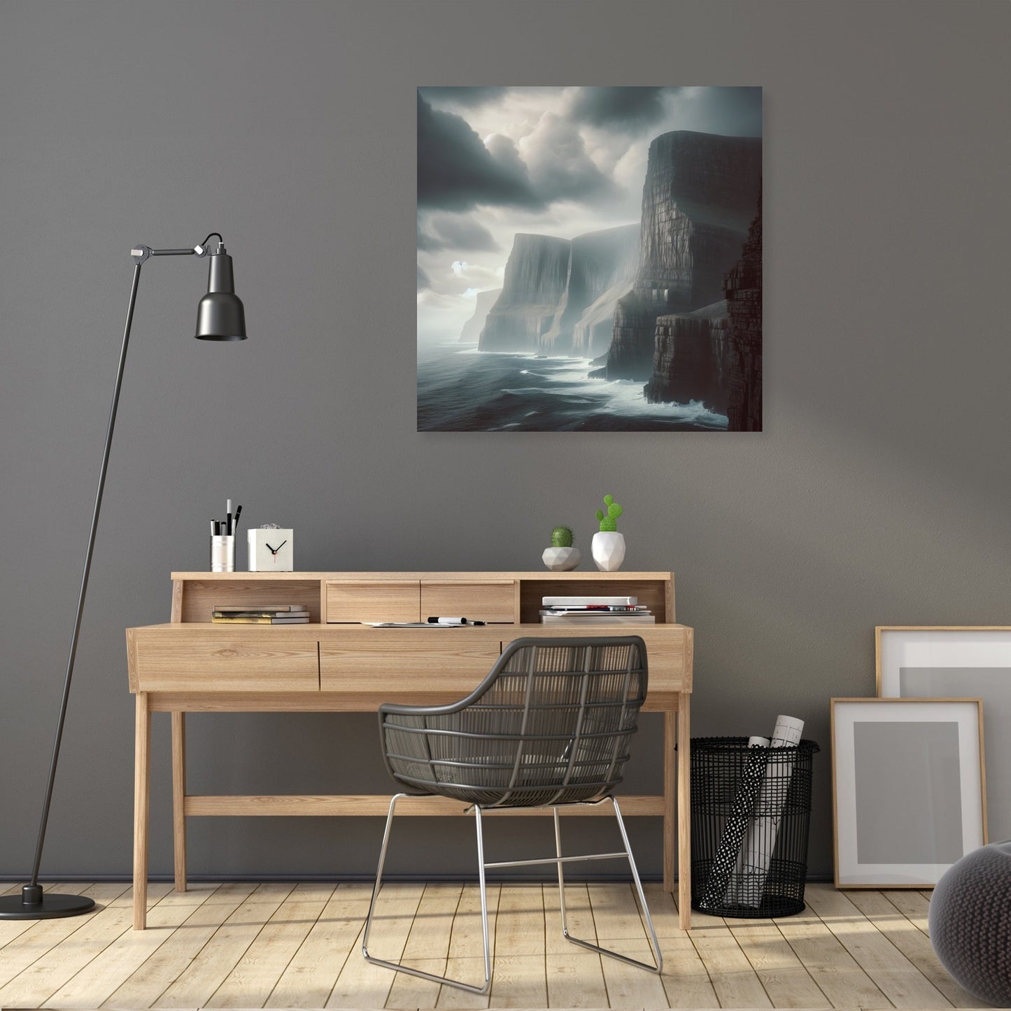 Coastal Cliffs Canvas