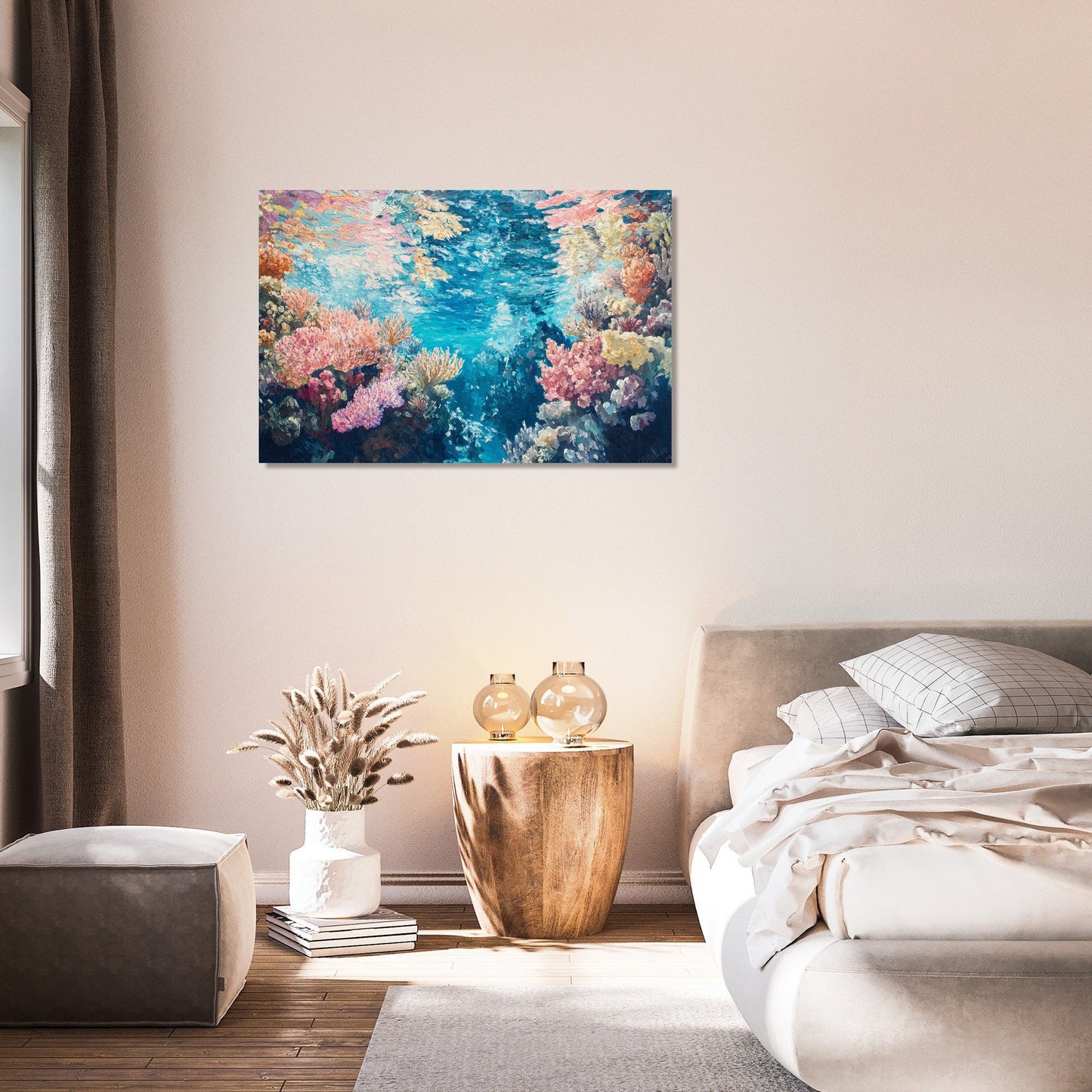 Dreamlike Coral Symphony Canvas