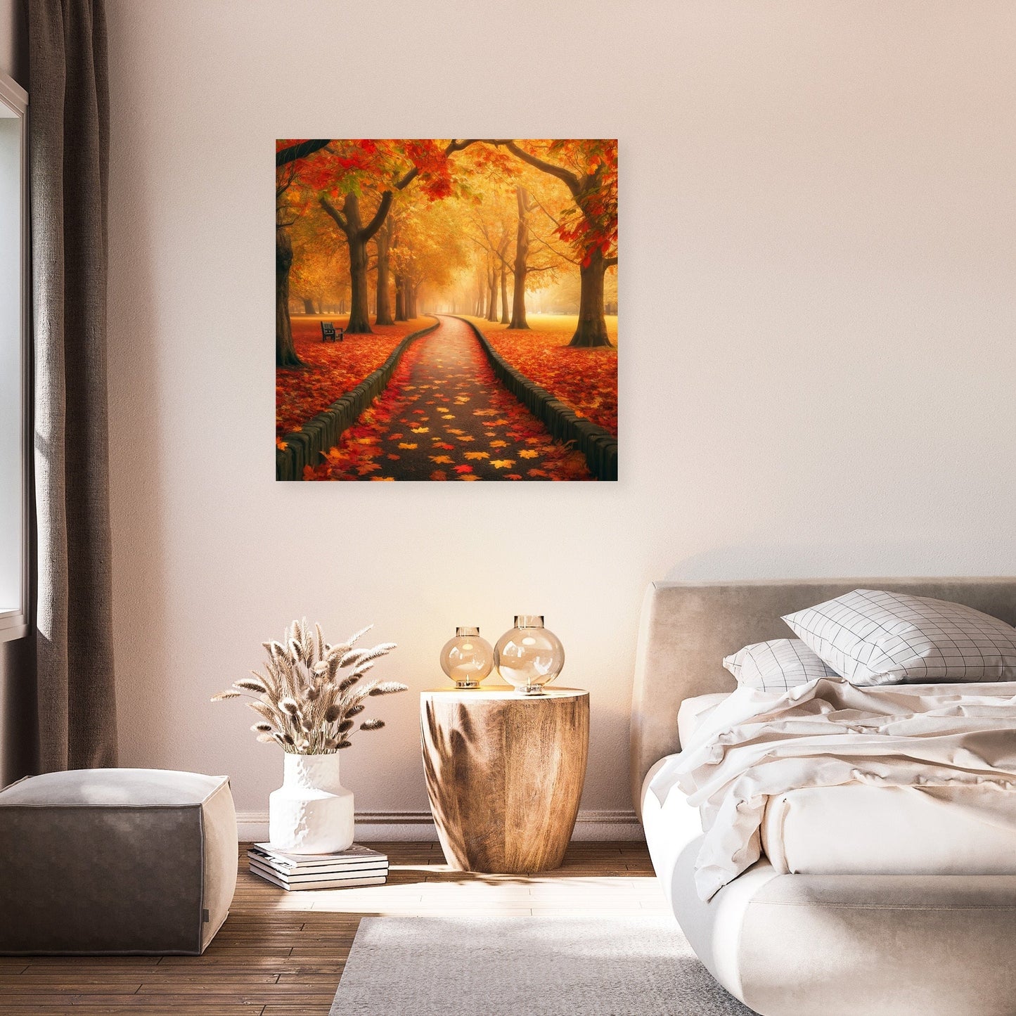 Autumn Pathway Serenity Canvas