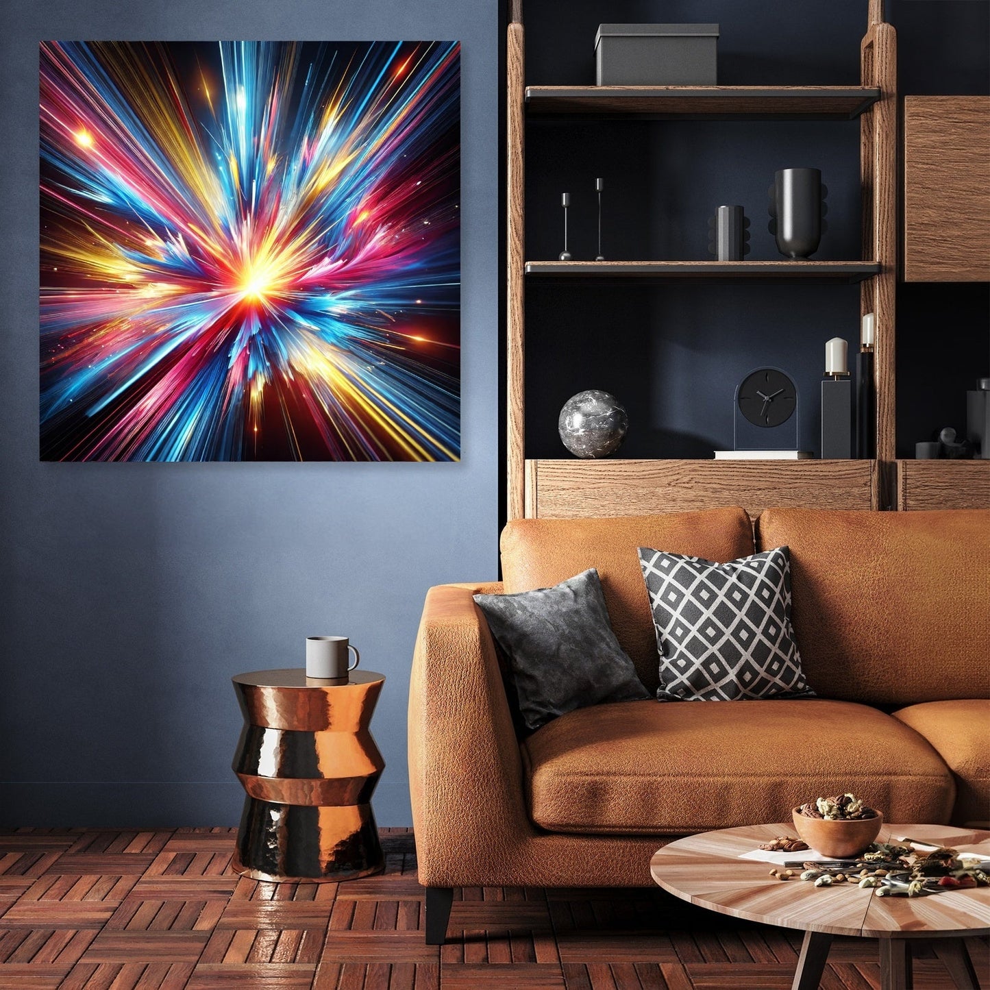 Light Explosion Burst Canvas