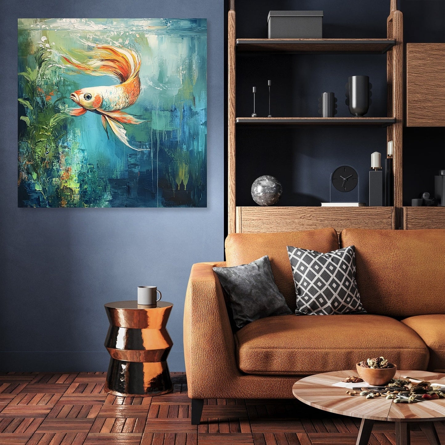 Graceful Currents Canvas