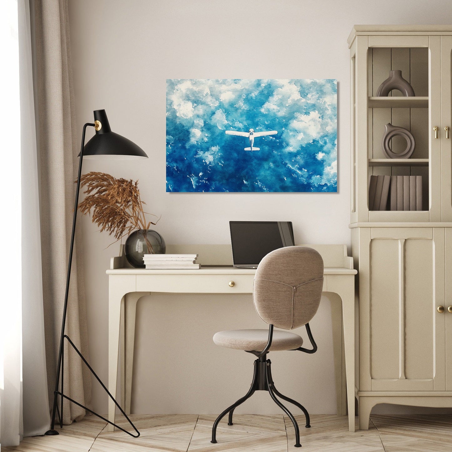 Aerial Sea Journey Canvas