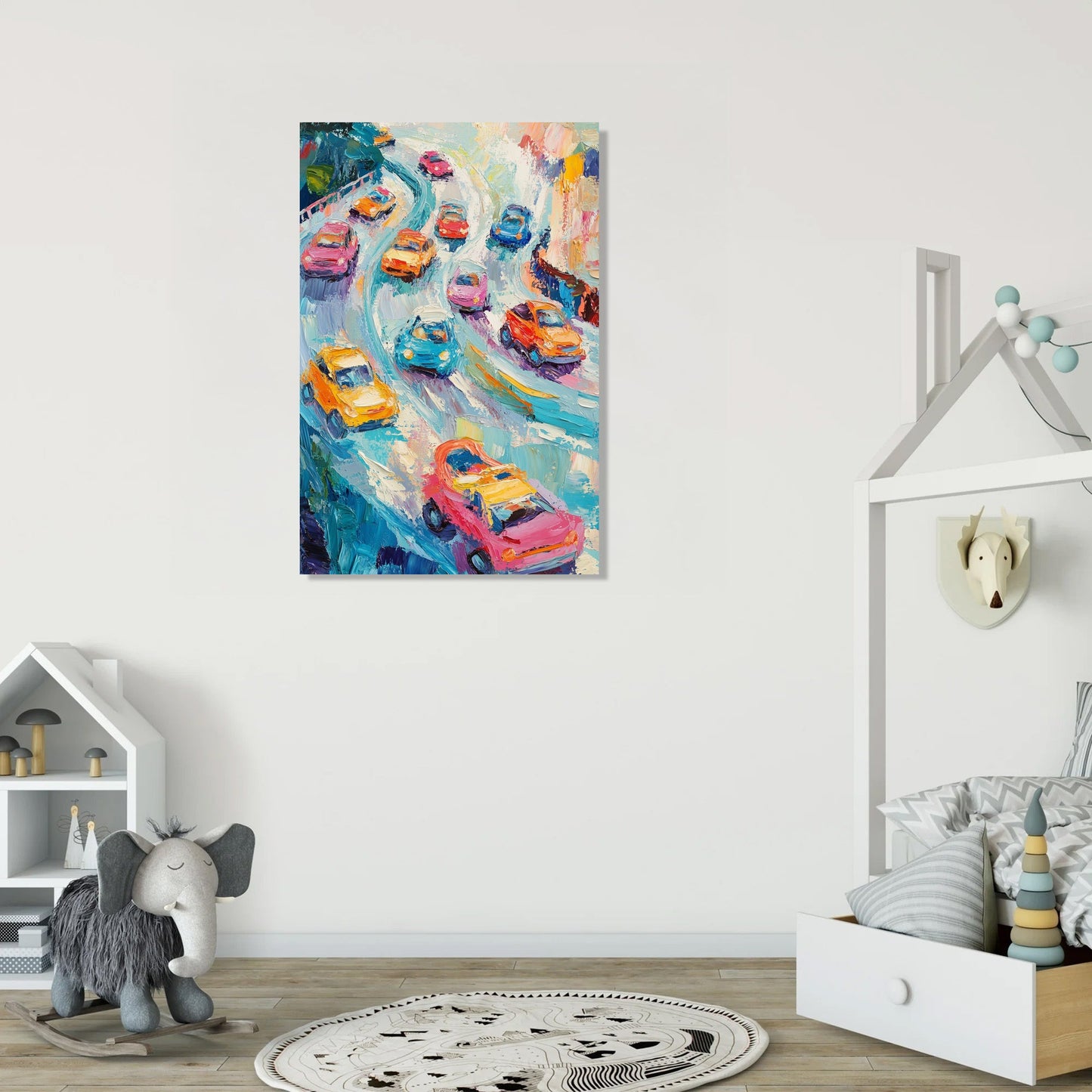 Wheels in Motion Canvas
