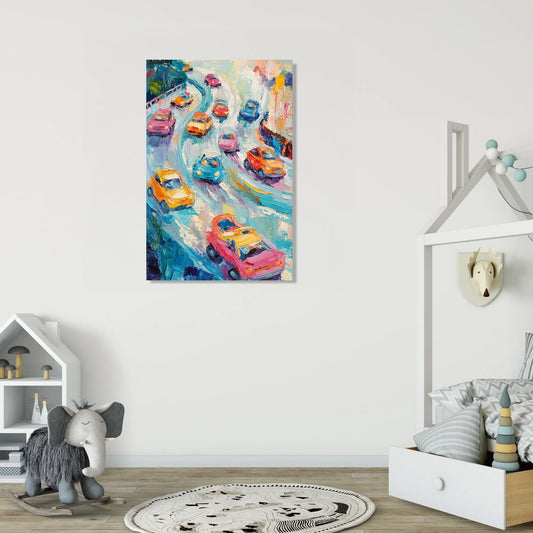 Wheels in Motion Canvas
