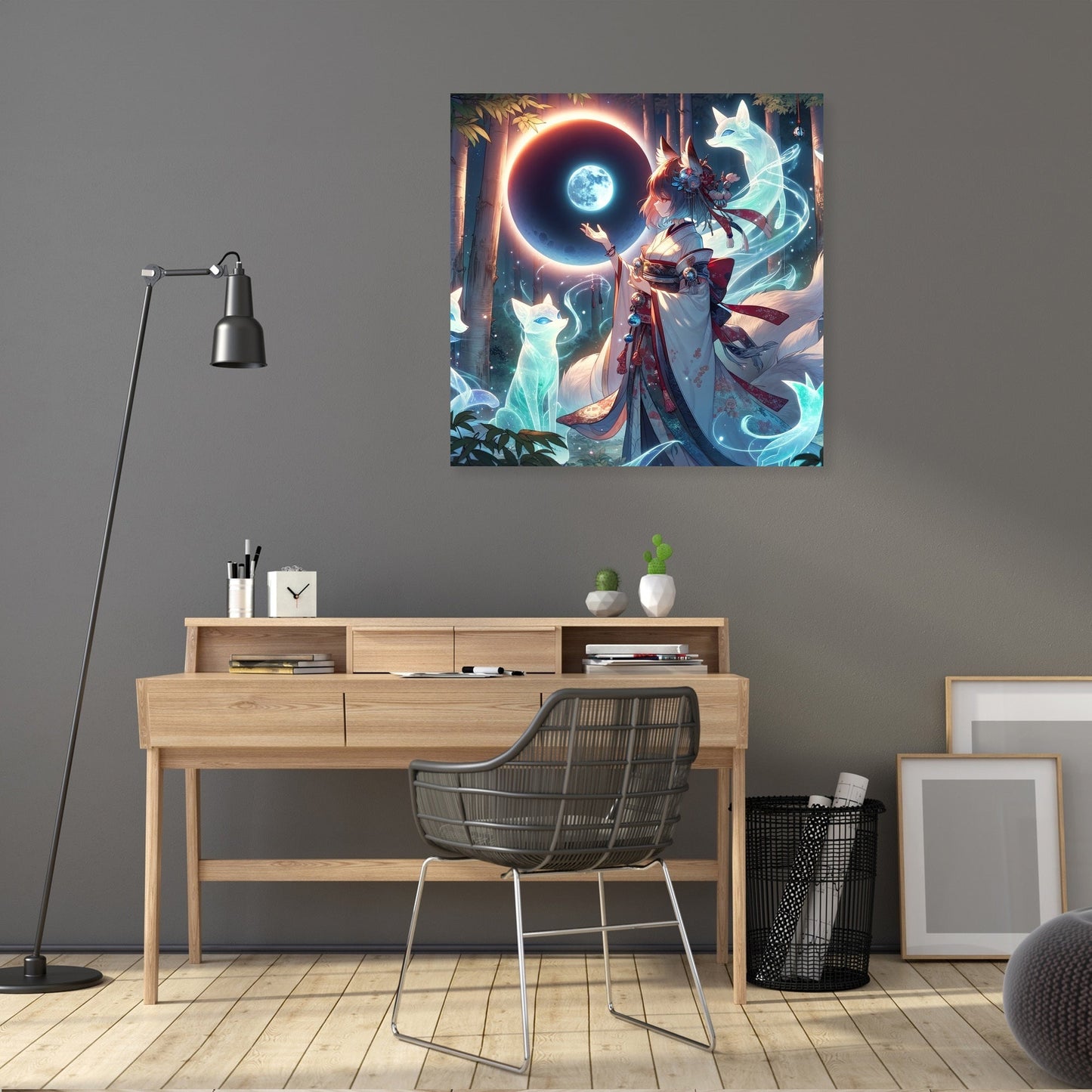 Eclipse Fox Spirit Bond Canvas