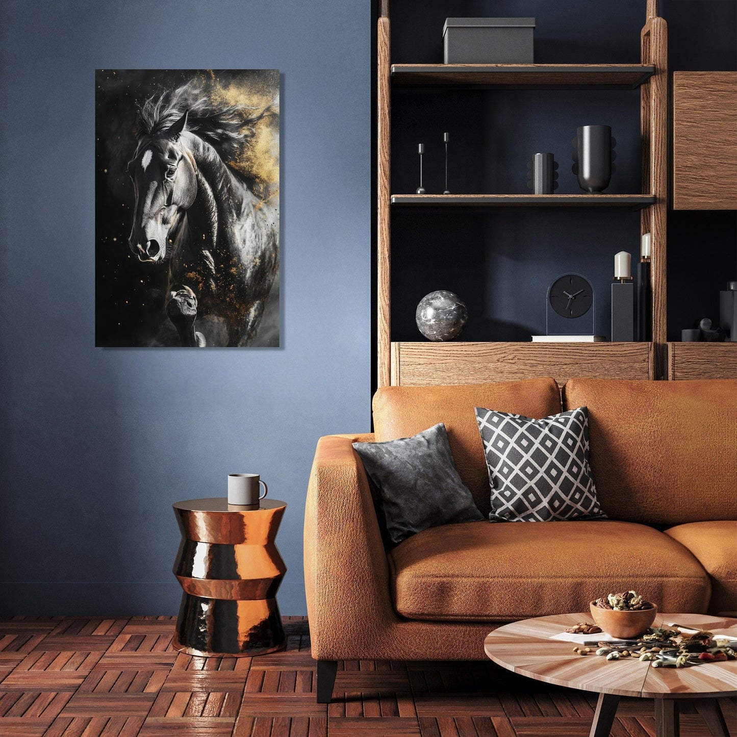 Golden Whirlwind Canvas
