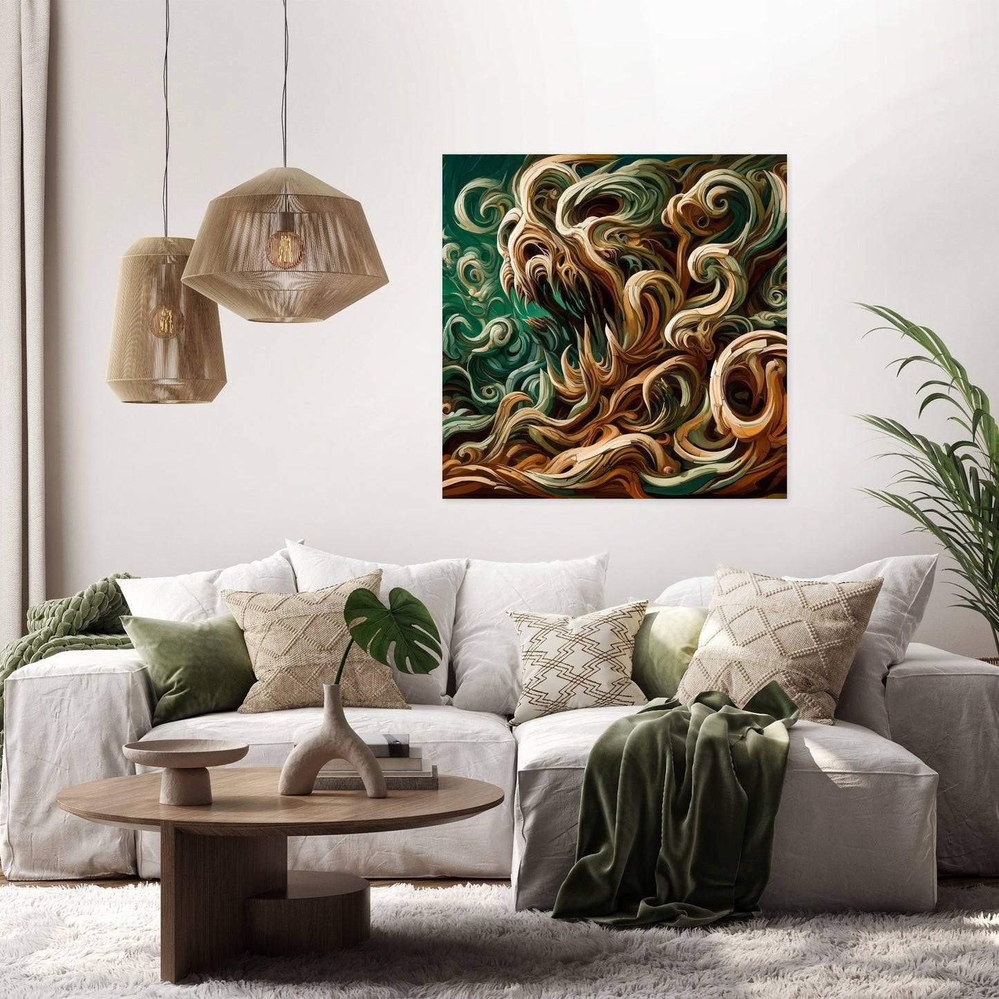 Disgust Distorted Canvas