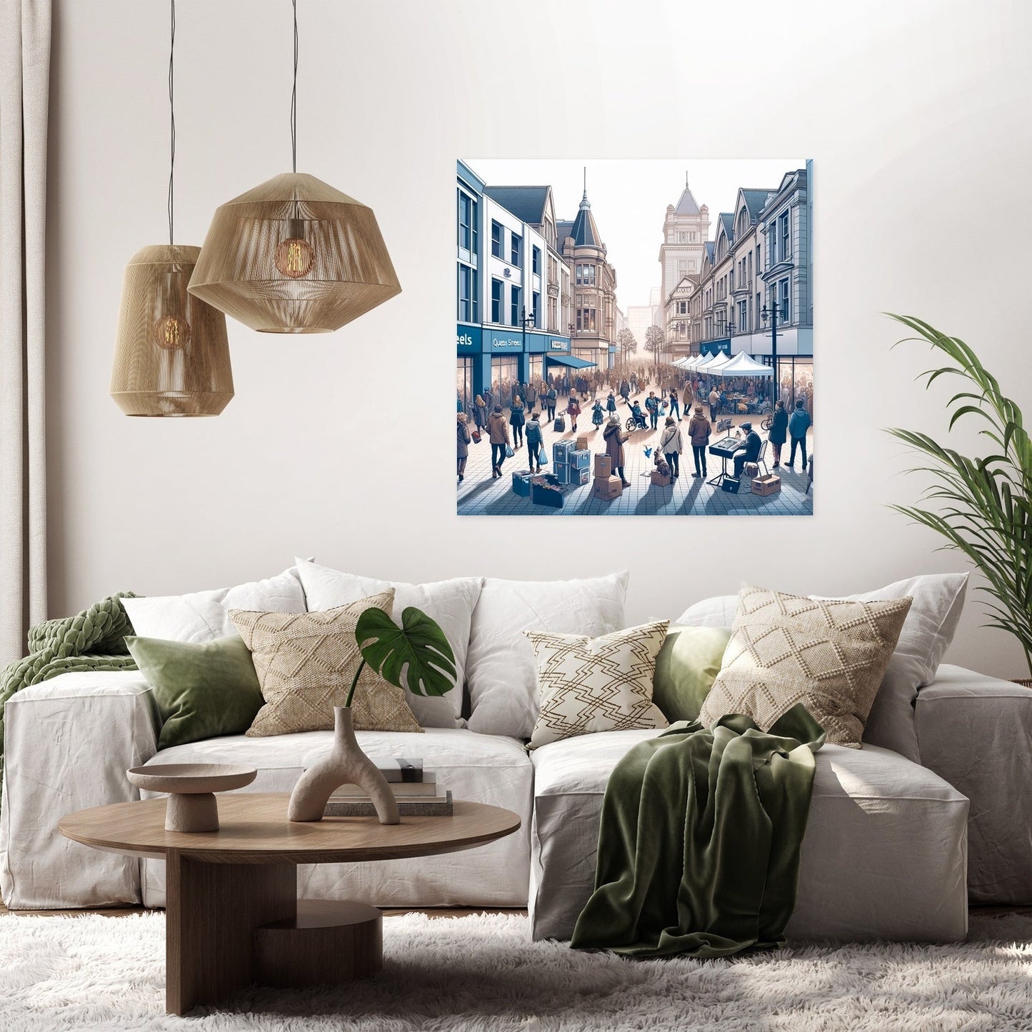 Queen Street Cardiff Canvas