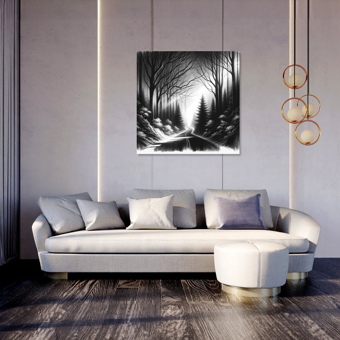 Forest Shadows Canvas