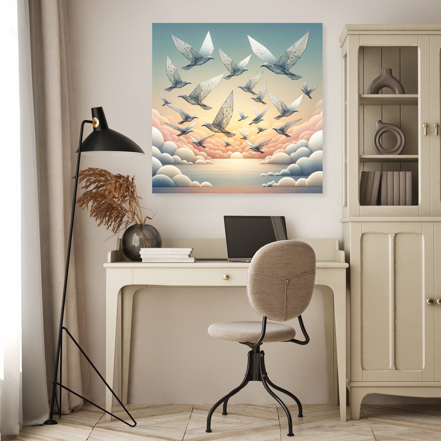 Avian Geometry Canvas
