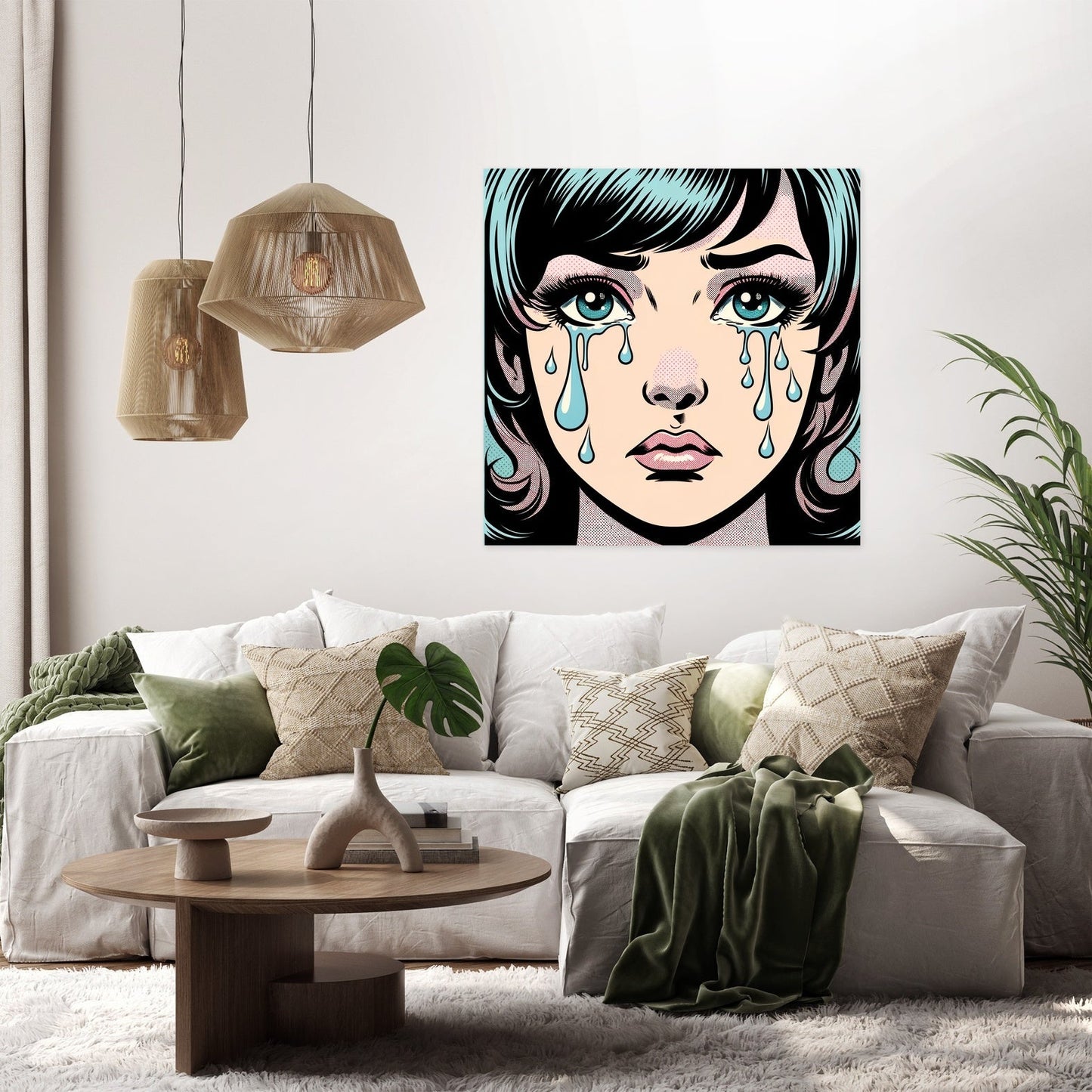 Tearful Pop Canvas