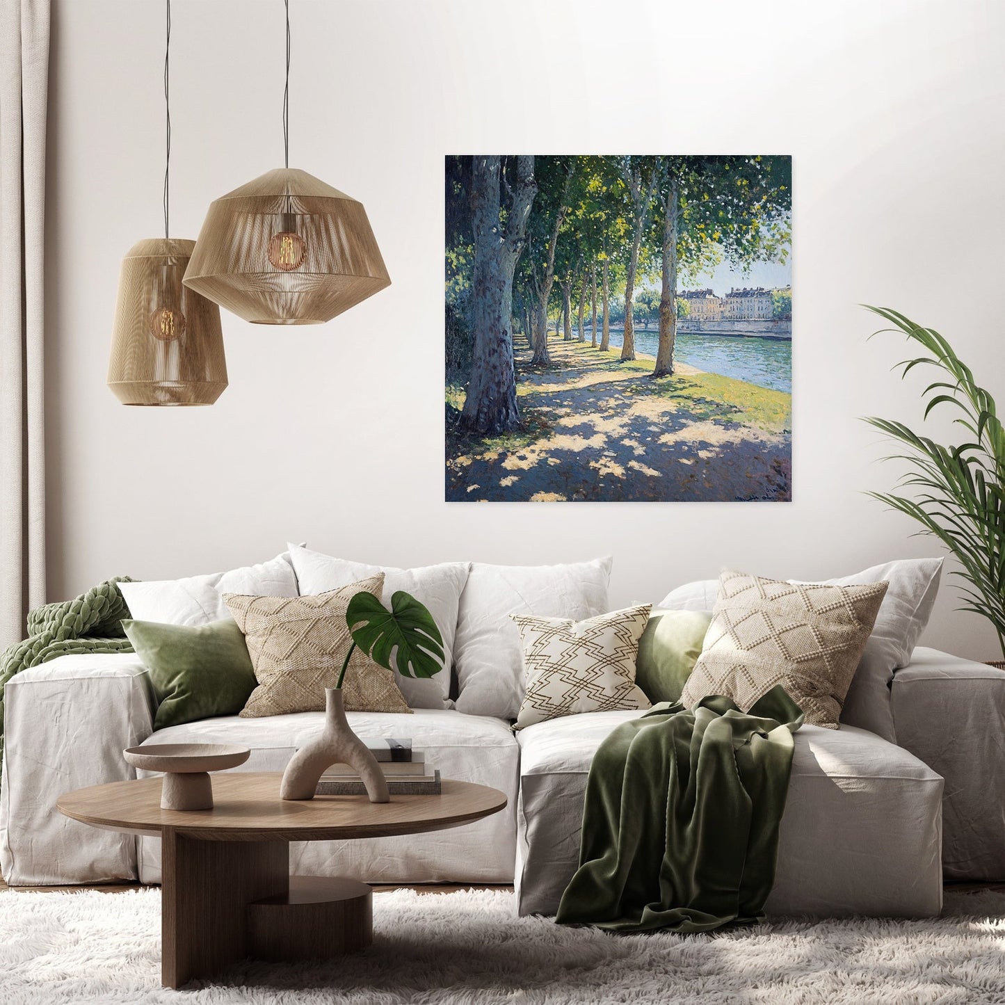L'Île du Ramier Canvas