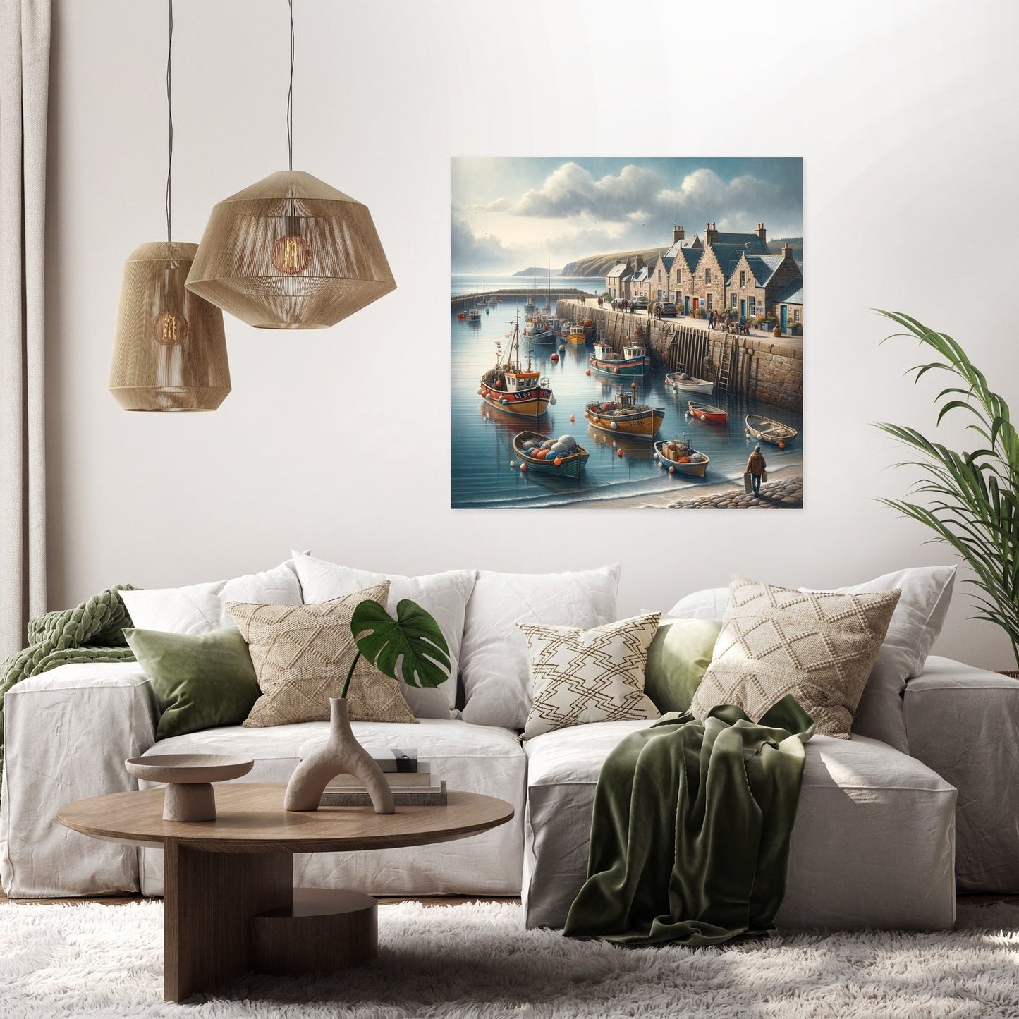 Stonehaven Old Pier Canvas
