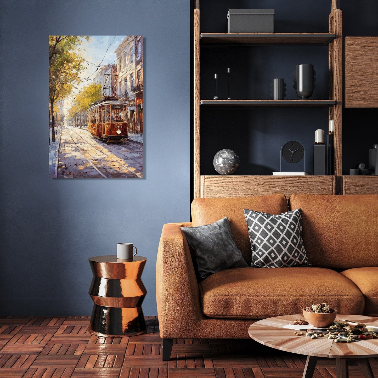 Nostalgic Tramway Canvas