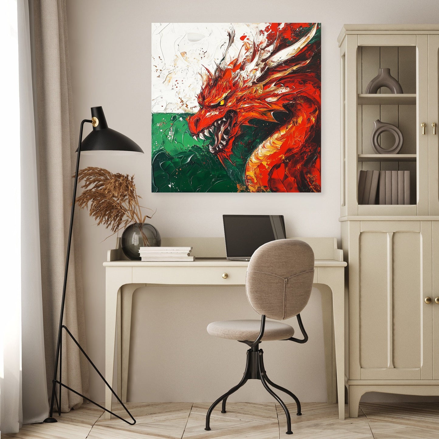 Red Dragon Honour Canvas