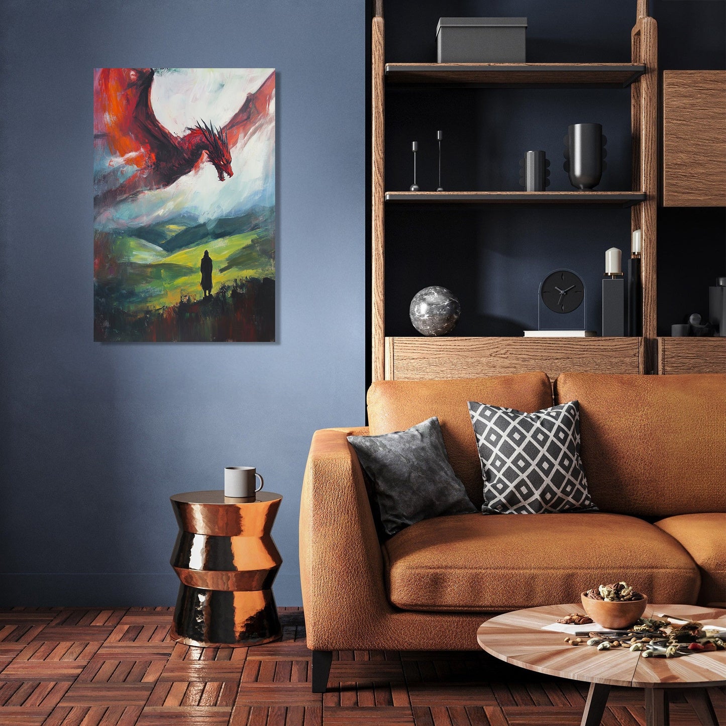Welsh Dragon Majesty Canvas