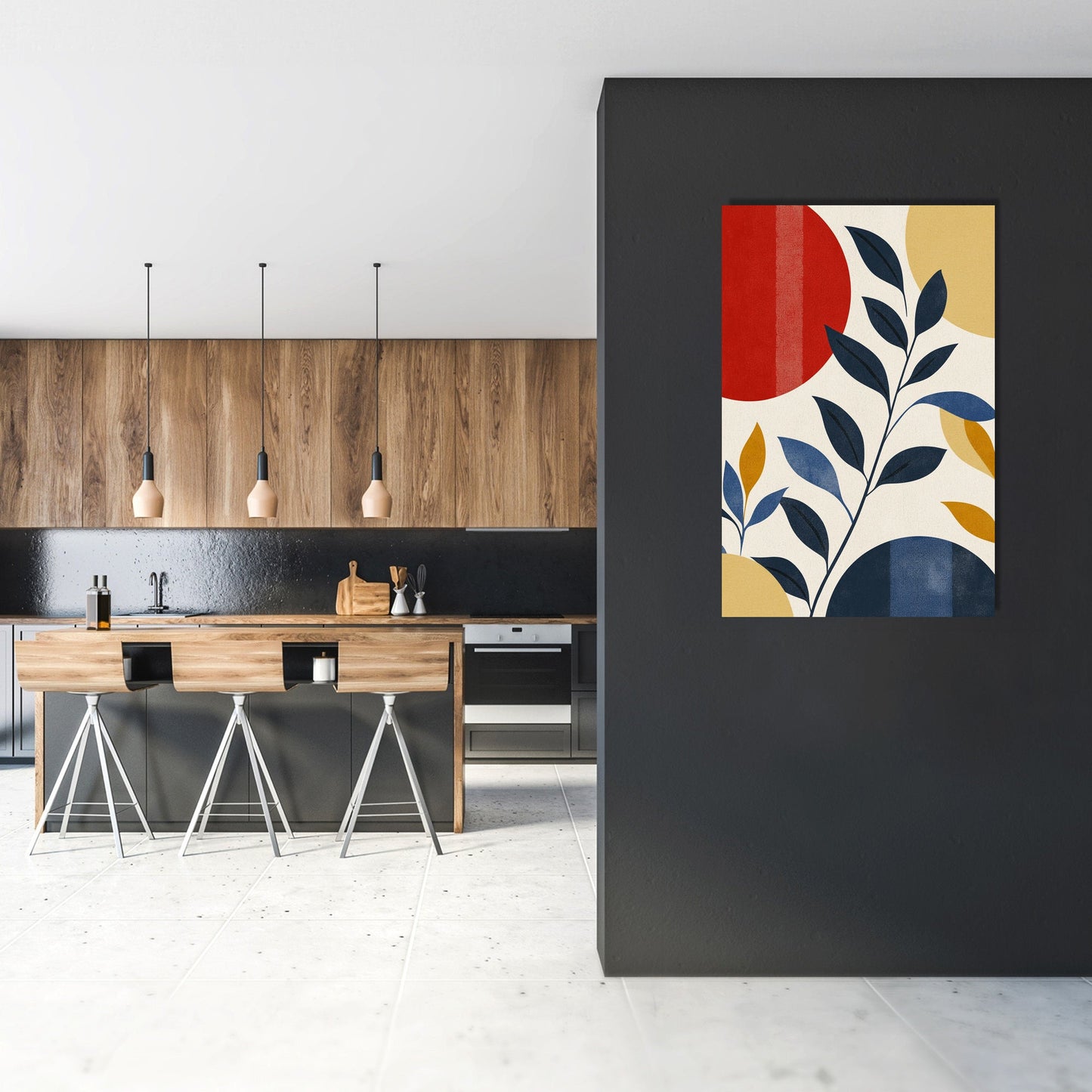 Bauhaus Herb Harmony Canvas