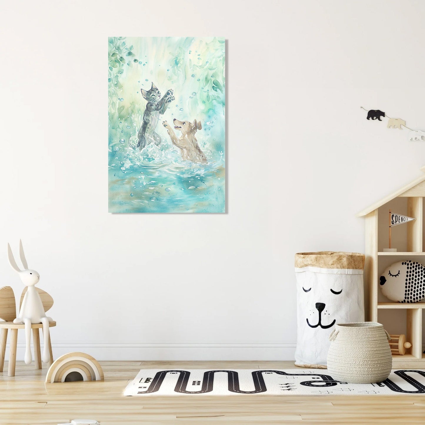 Puddle Pals Canvas