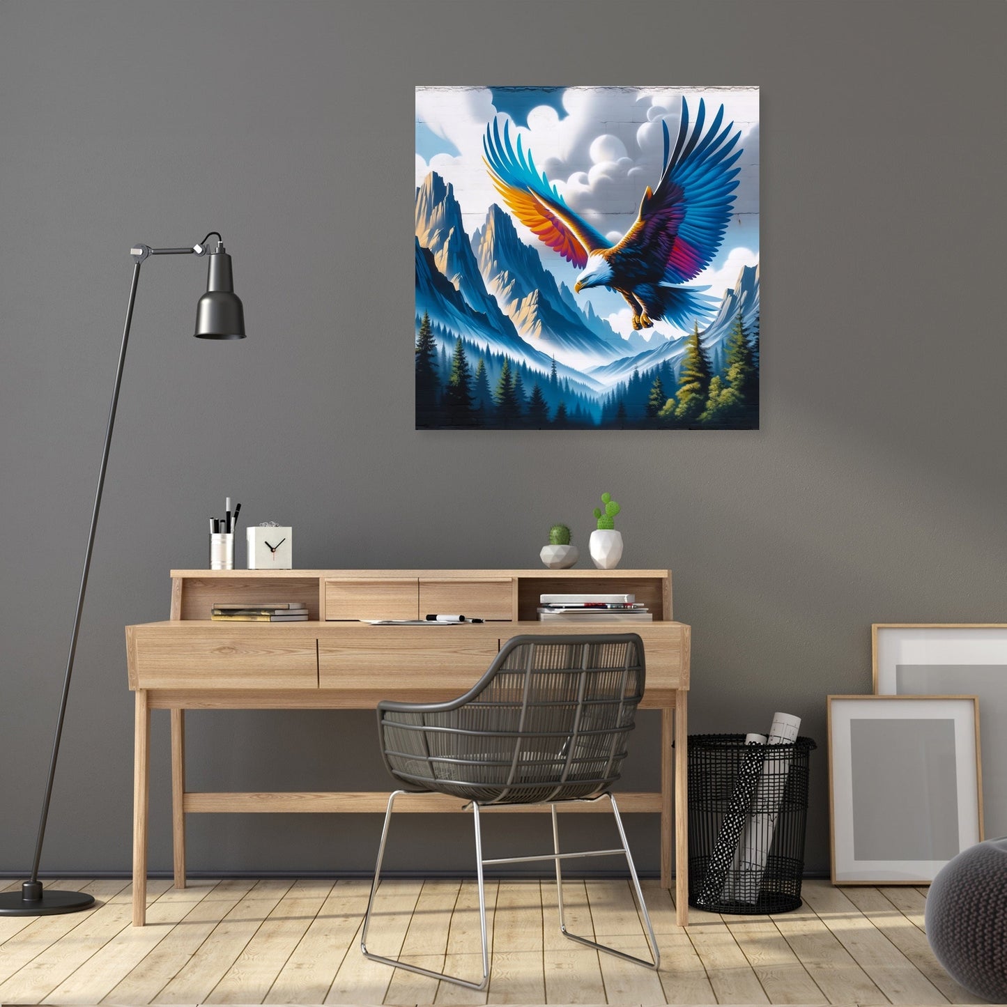 Majestic Soaring Eagle Canvas