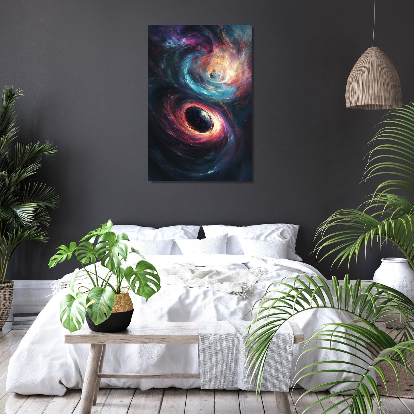 Cosmic Vortex Canvas