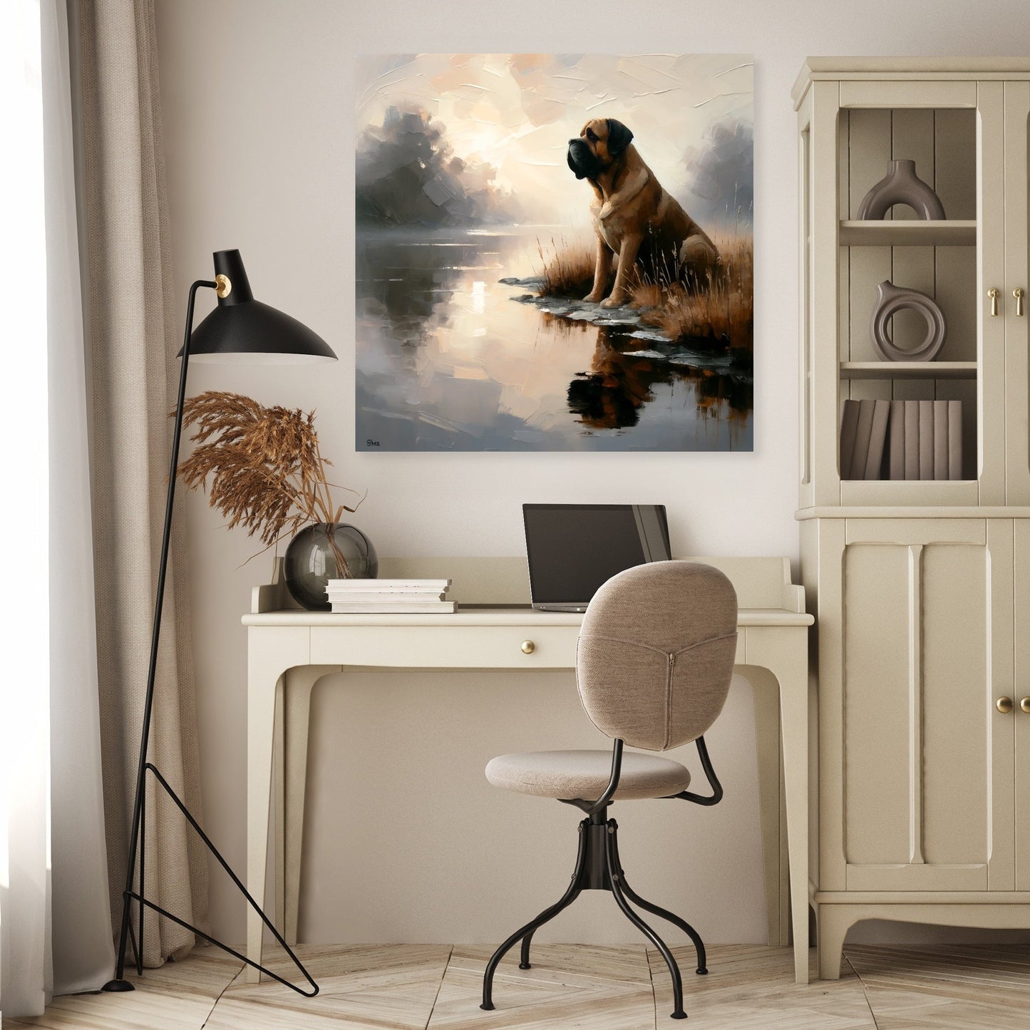 Dawn's Loyalty Bullmastiff Canvas