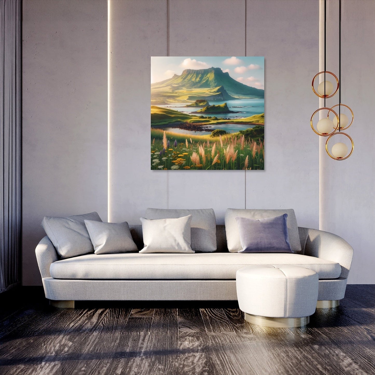 Jeju Island Serenity Canvas