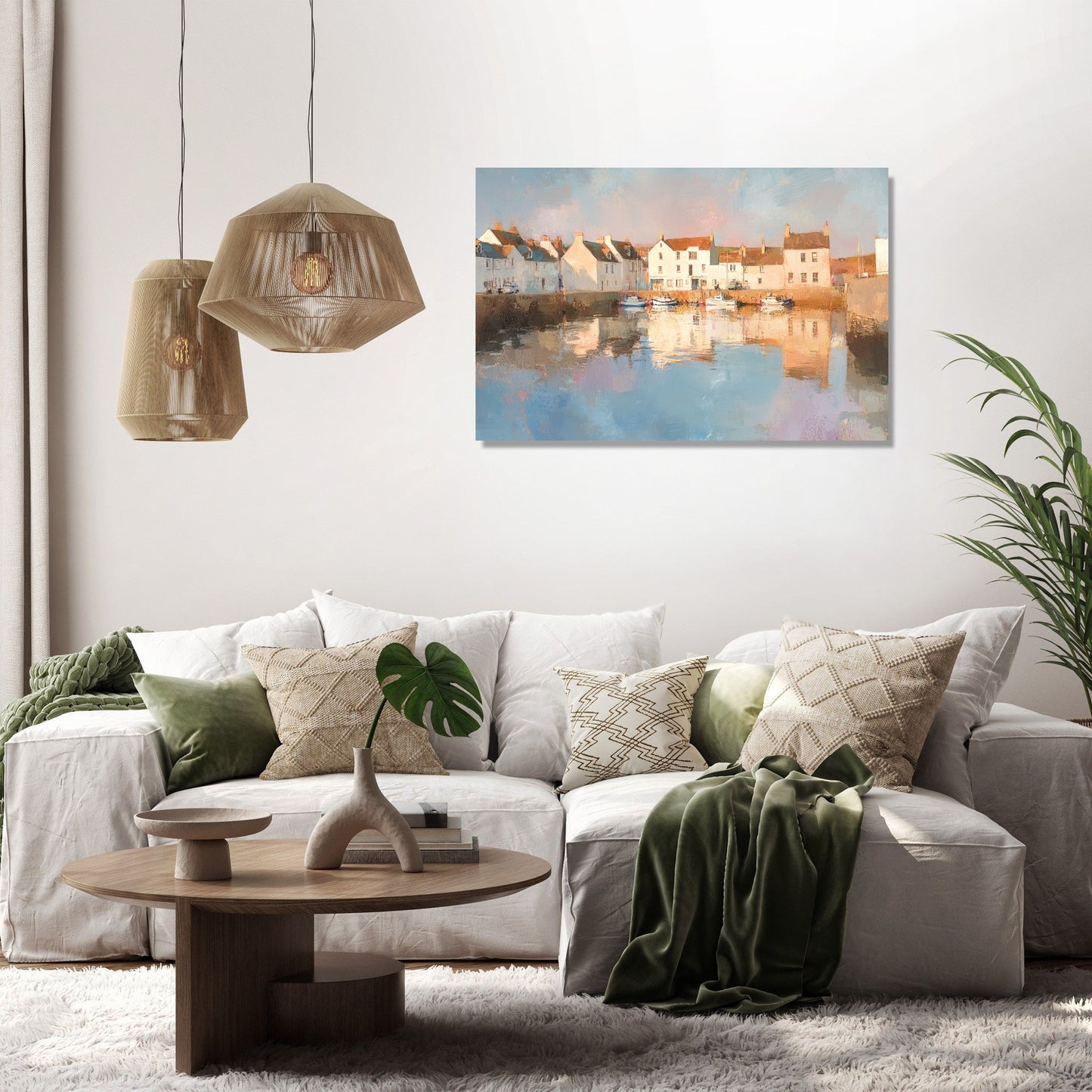 Footdee Dawn Canvas