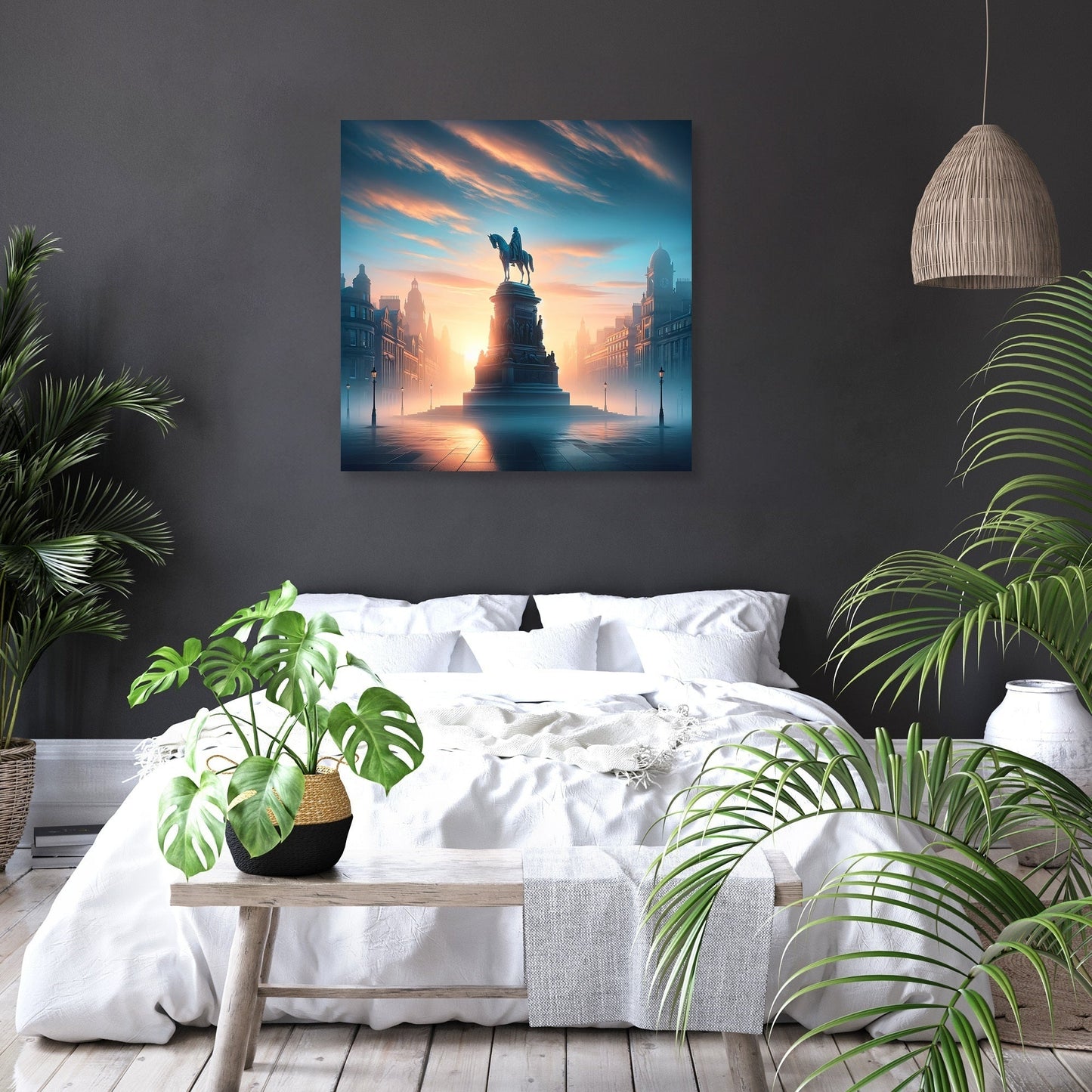 Dawn at Grey's in Newcastle Canvas