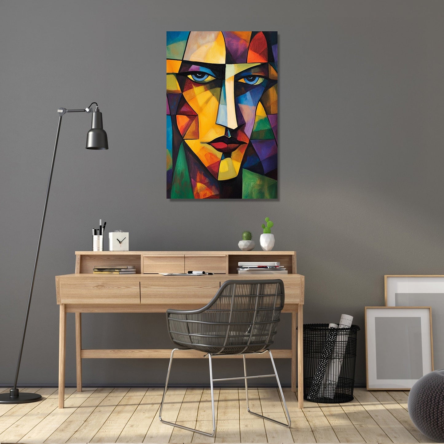 Cubist Rhythm Canvas