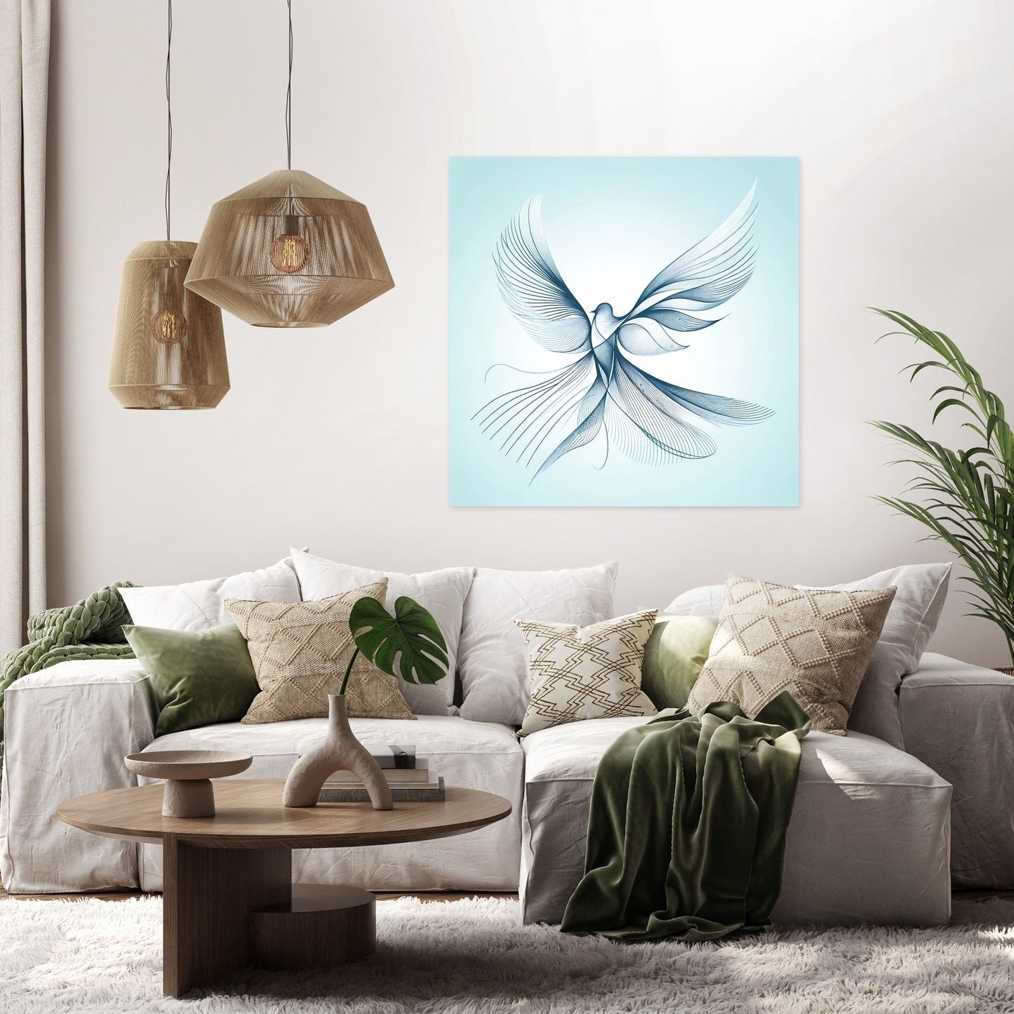 Elegant Flight Canvas