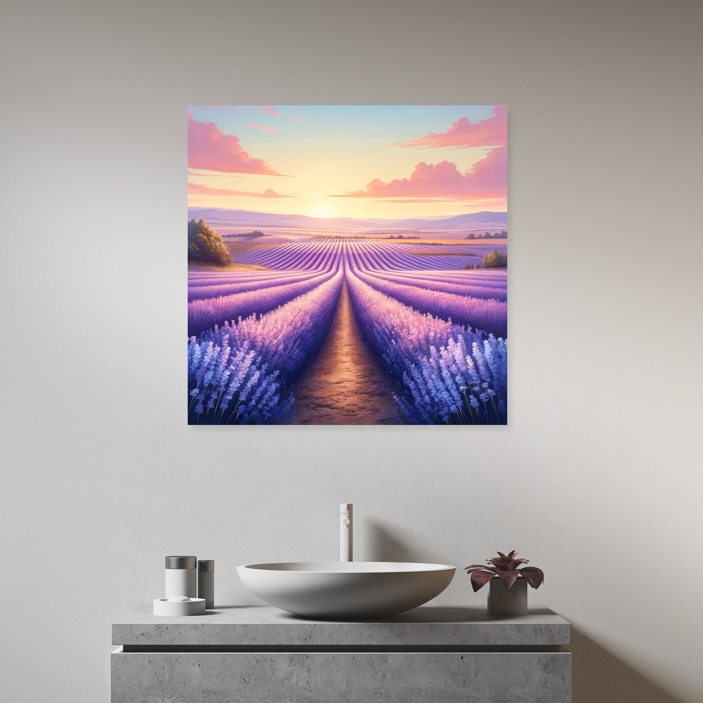Lavender Tranquility Canvas