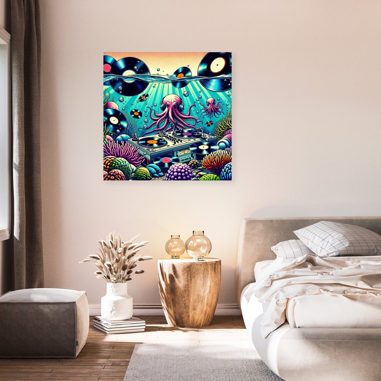 Vinyl Reef Rhythms Canvas