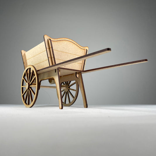Cart Planter - Flatpack Model Kit By Curious Rabbit ®