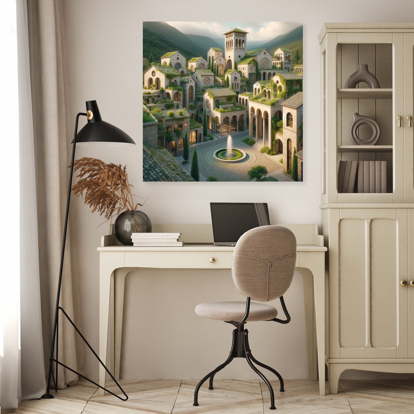 Romanesque Reimagined Canvas