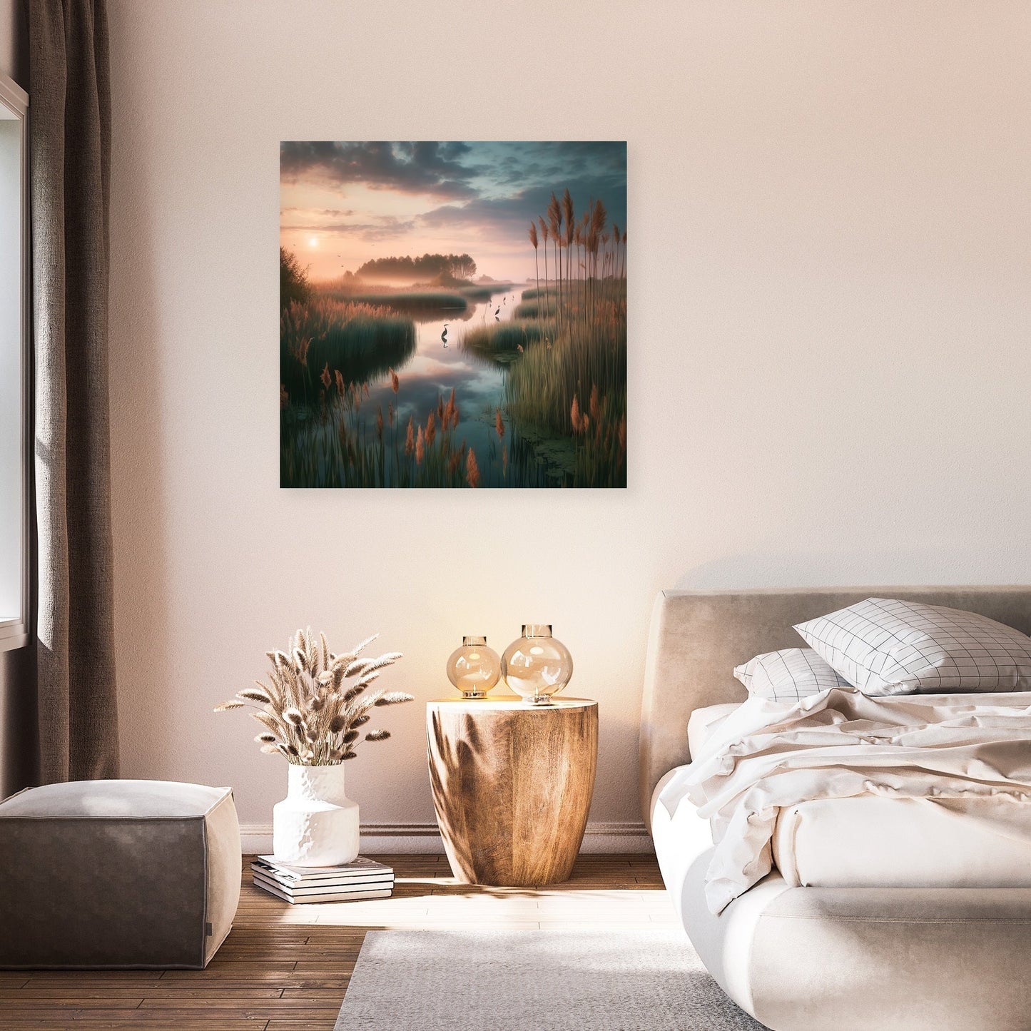 Sunrise Marsh Serenity Canvas